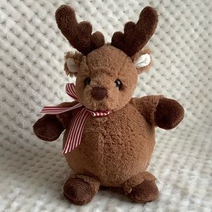 The Bearington Collection Plush Doeball Reindeer Sprout Stuffed Animal Toy